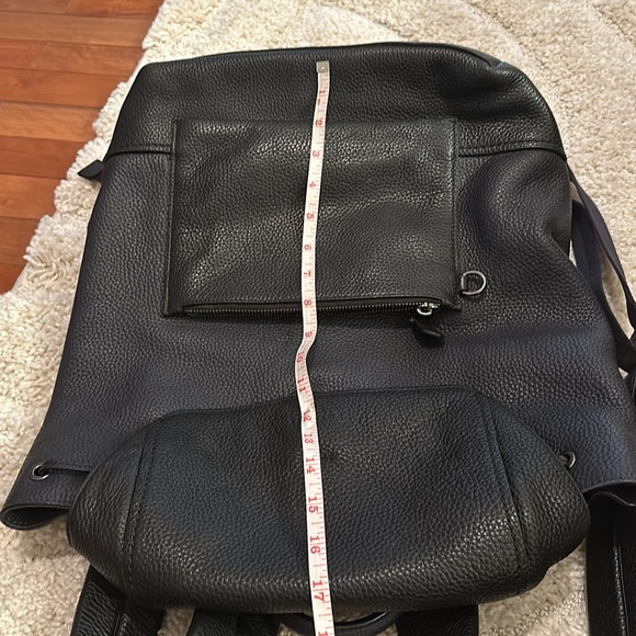 Coach Black Leather Backpack (Large) - Picture 11 of 12